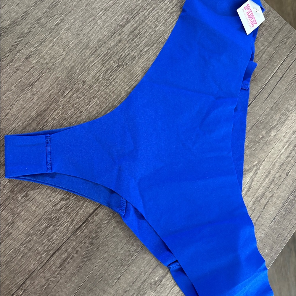 Victoria's Secret Pink Blue Thong - Picture 4 of 10